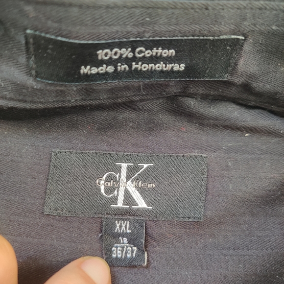 Black Calvin Klein CK dress shirt - Picture 2 of 4